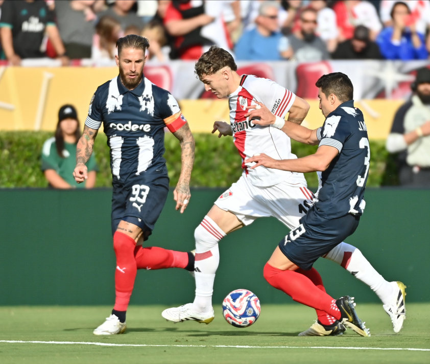 River Plate (giữa) chứng minh mình là đội bóng không dễ bắt nạt tại FIFA Club World Cup 2025. (Ảnh: Inter Milan)